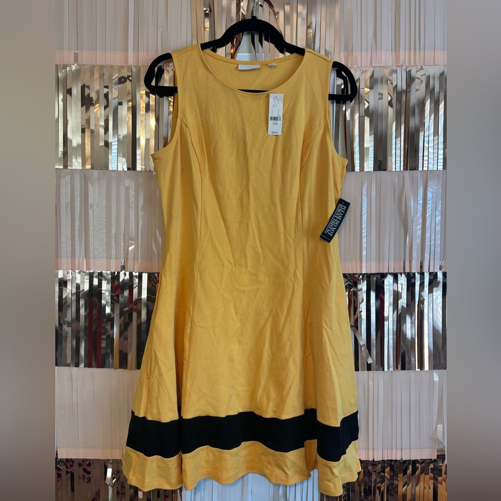 NWT NY&Co Fit and Flare Dress- Women’s Large